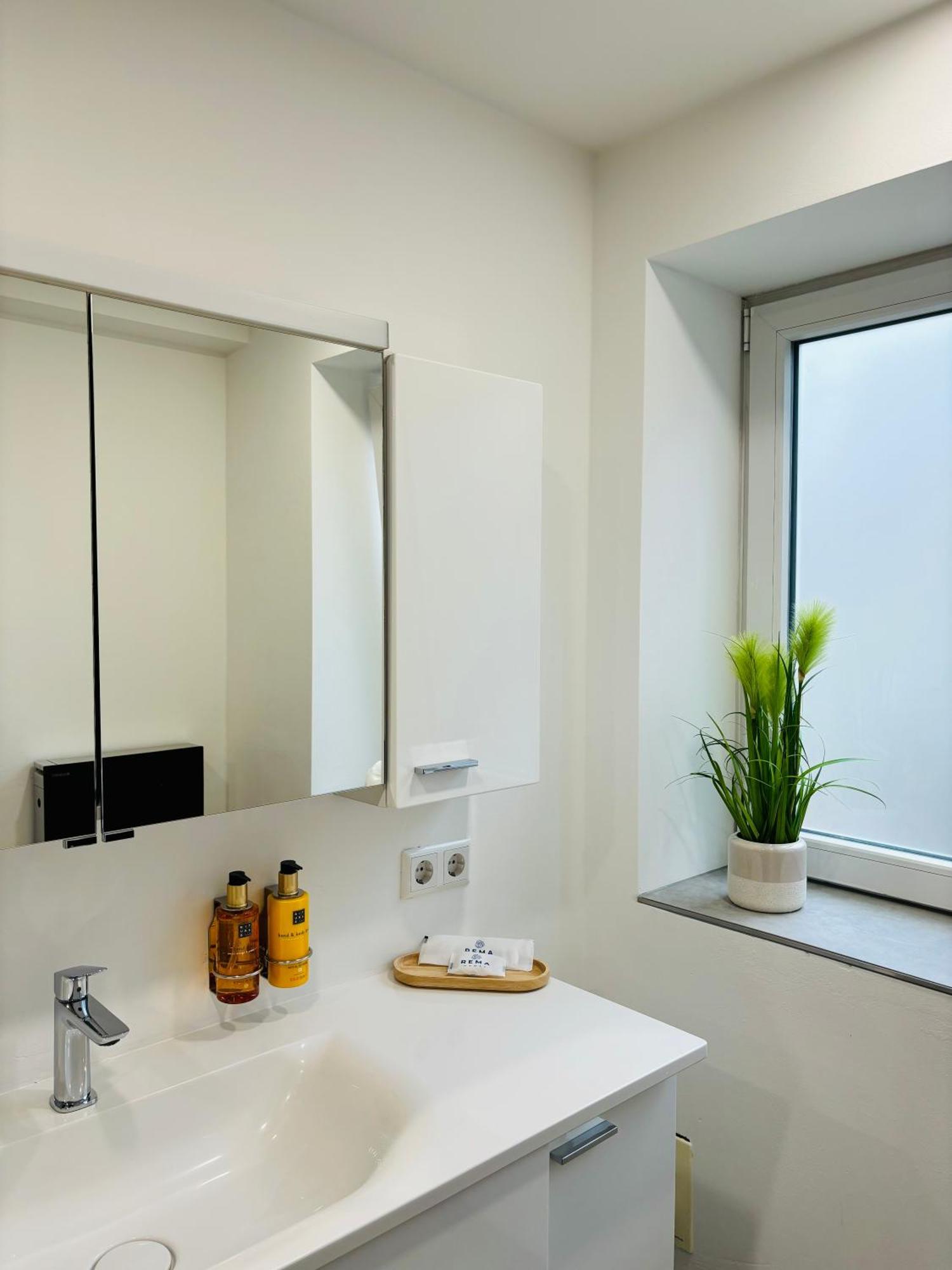Ferienwohnung Jacuzzi Terrasse 55' Tv Kueche Regendusche Bad Bellingen Exterior foto